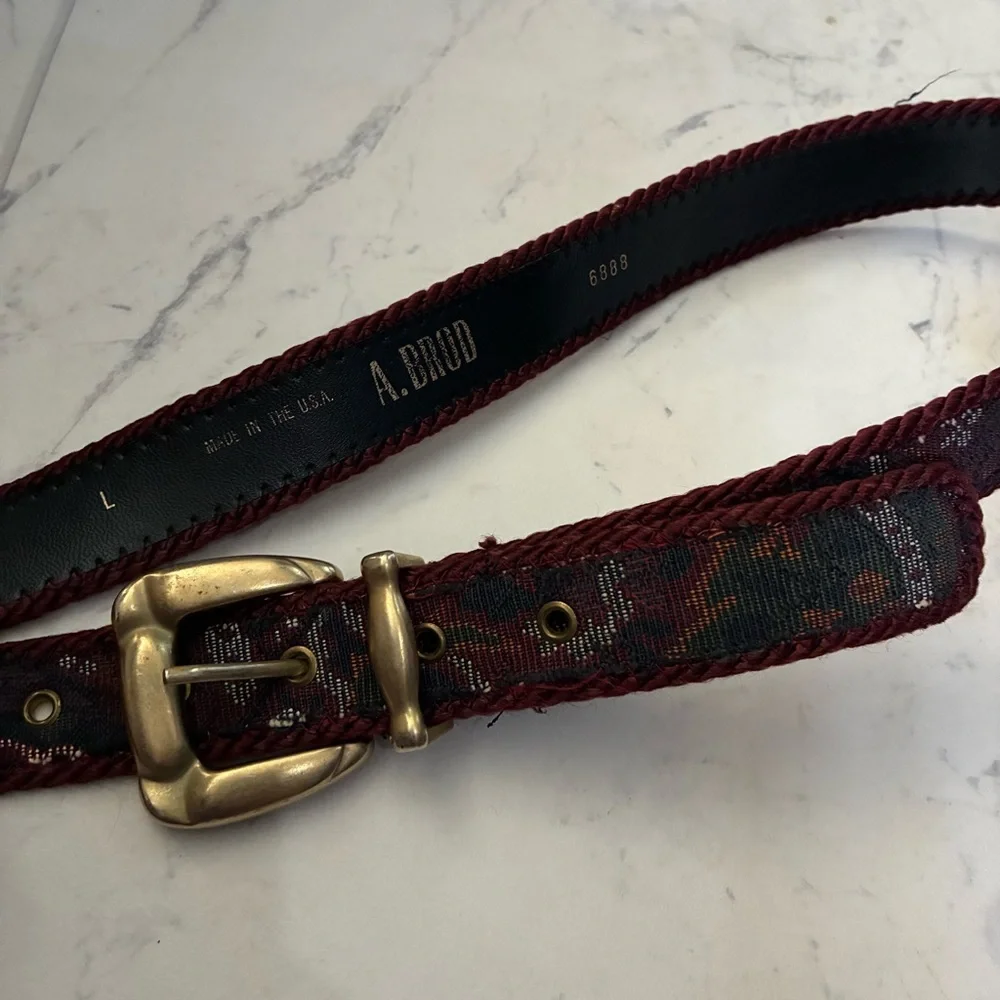 Genuine Leather A. BROD Belt